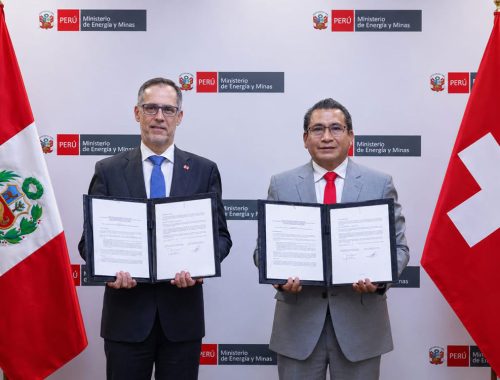 Perú y Suiza fortalecen la cooperación en el sector minero con la firma de un Memorando de Entendimiento para promover la MAPE de oro responsable