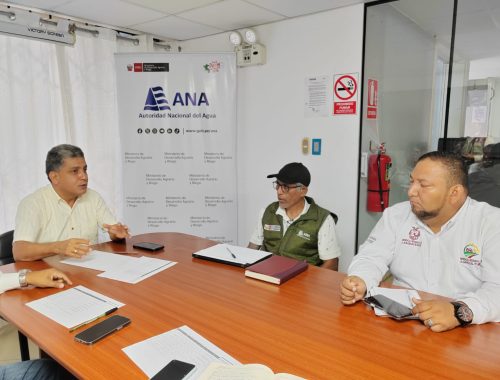 ANA coordina acciones para mitigar impacto del Fenómeno El Niño en Lambayeque