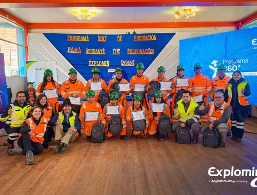 Explomin culmina la tercera promoción de su Programa 360° de Formación en Ayudantes de Perforación en la U.M. San Rafael