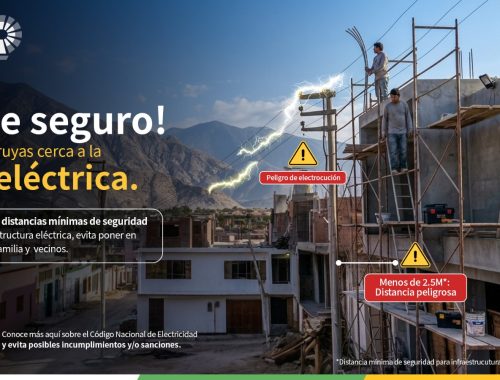 Se registraron más de 800 afectaciones en el servicio eléctrico por no respetar distancias mínimas de seguridad